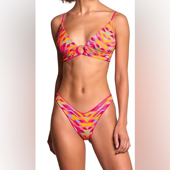 Maaji Dragon Fruit Issey Bikini NWOT size large - Picture 1 of 9